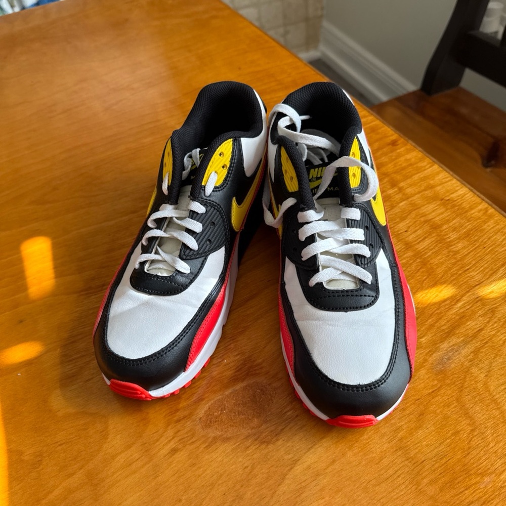 Nike Black and Yellow Sneakers